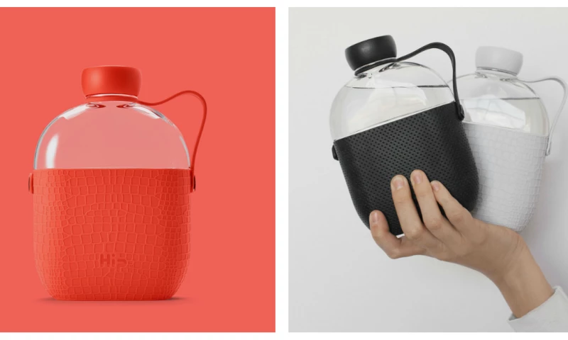 Hip Water Bottle Industrial Product Design