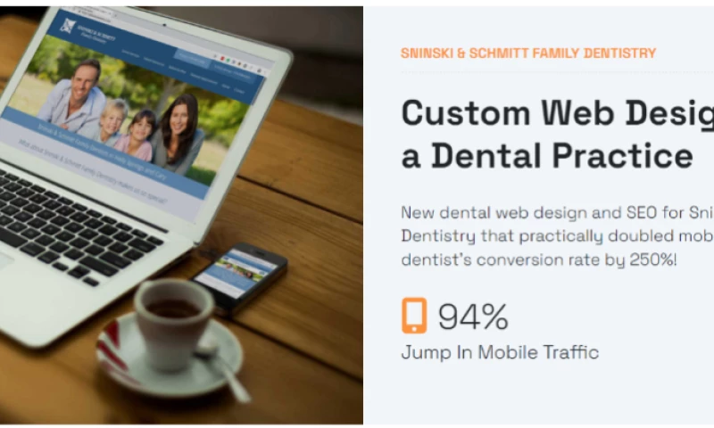 Custom Web Design and SEO for a Dental Practice