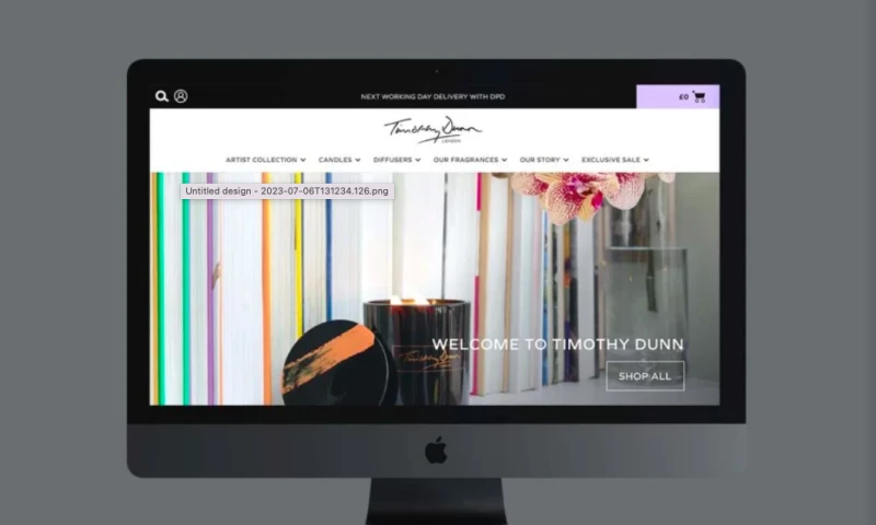 Webshape Design - Timothy Dunn London