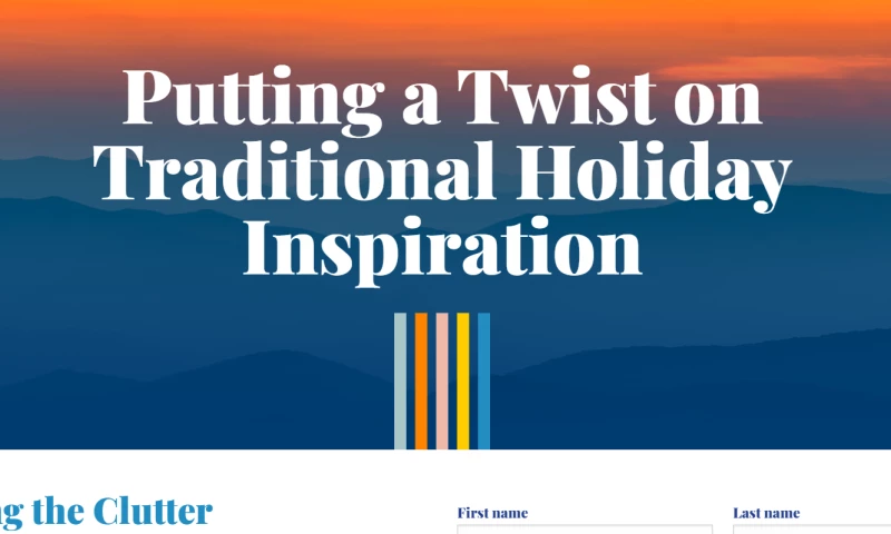 Putting a Twist on Traditional Holiday Inspiration