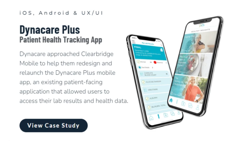 Dynacare Plus Patient Health Tracking App