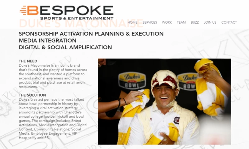 Bespoke Sports & Entertainment - DUKE'S MAYONNAISE