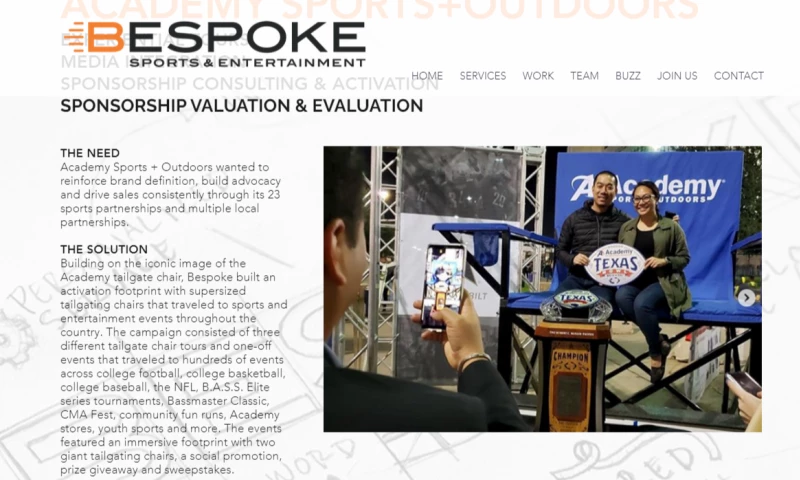 Bespoke Sports & Entertainment - ACADEMY SPORTS+OUTDOORS