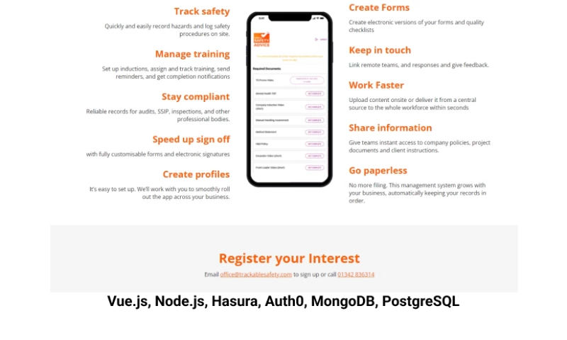 Intelligent Safety Tracking