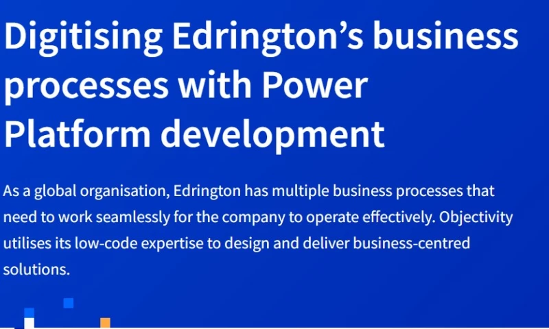 Objectivity Ltd. - Edrington