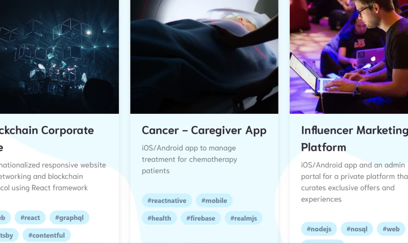 Blockchain Corporate Site