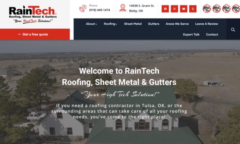 On First Page - RainTech Roofing