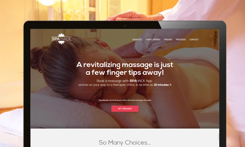 SPAHACK - A PLATFORM FOR MASSAGE THERAPISTS AND CONSUMERS