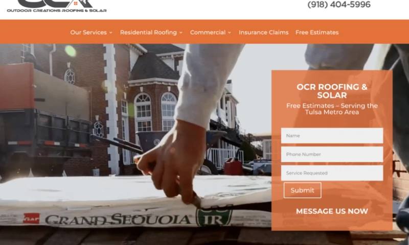 On First Page - Outdoor Creations Roofing