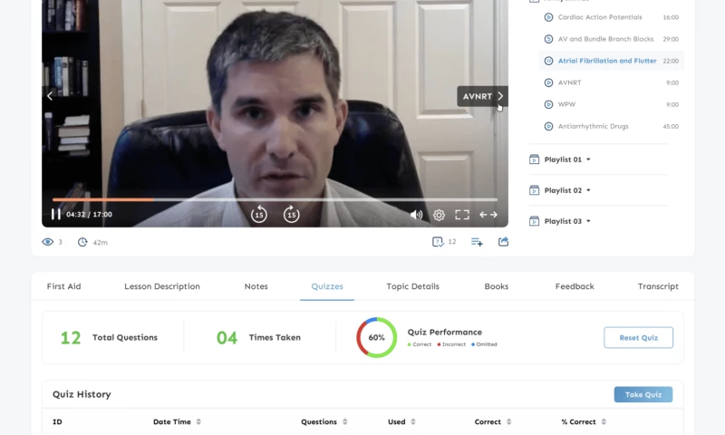 Platform re-development for a leading eLearning application for medical students