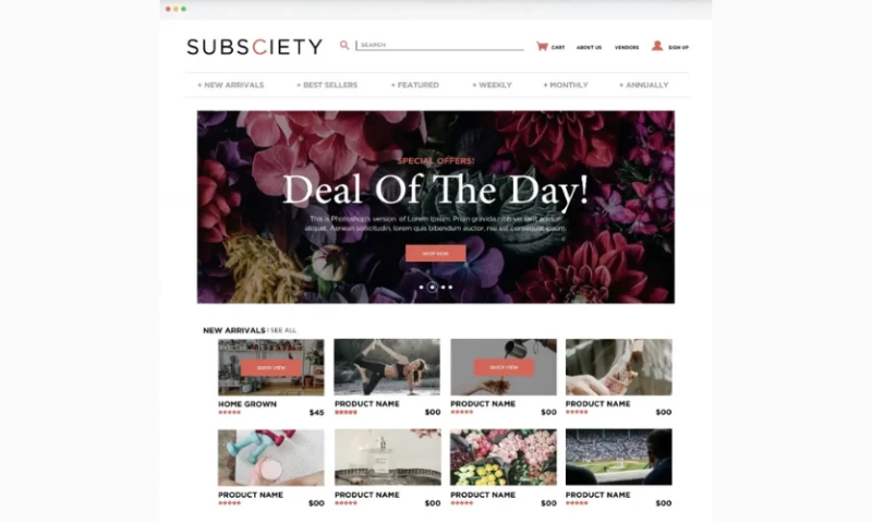 Unique eCommerce marketplace