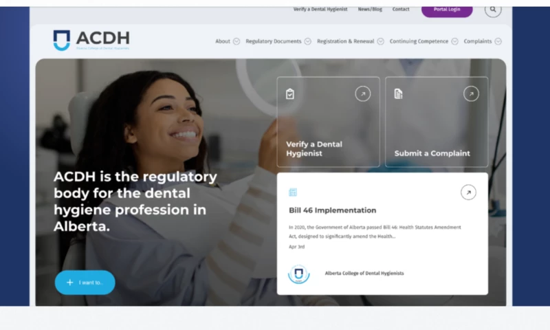 Box Clever - Refreshing the Alberta College of Dental Hygienists Online Presence!