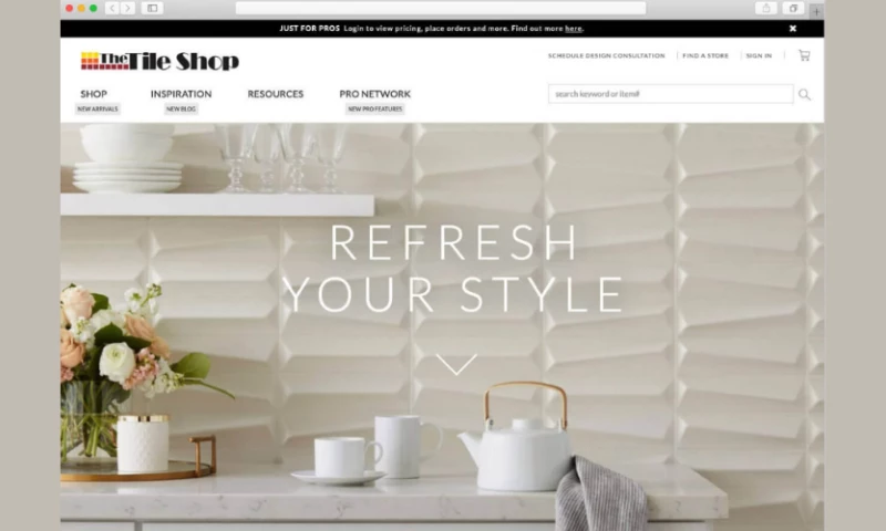 Emergent Software - Sitecore eCommerce Website - The Tile Shop