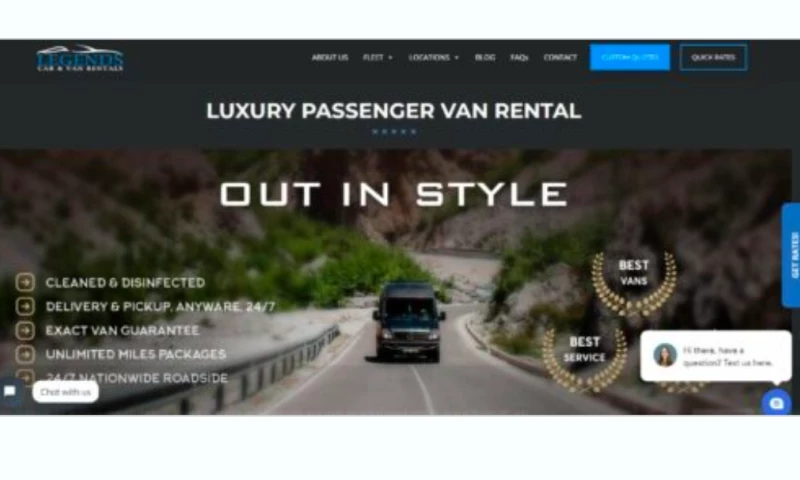 Coalition Technologies - Legends Car & Van Rental