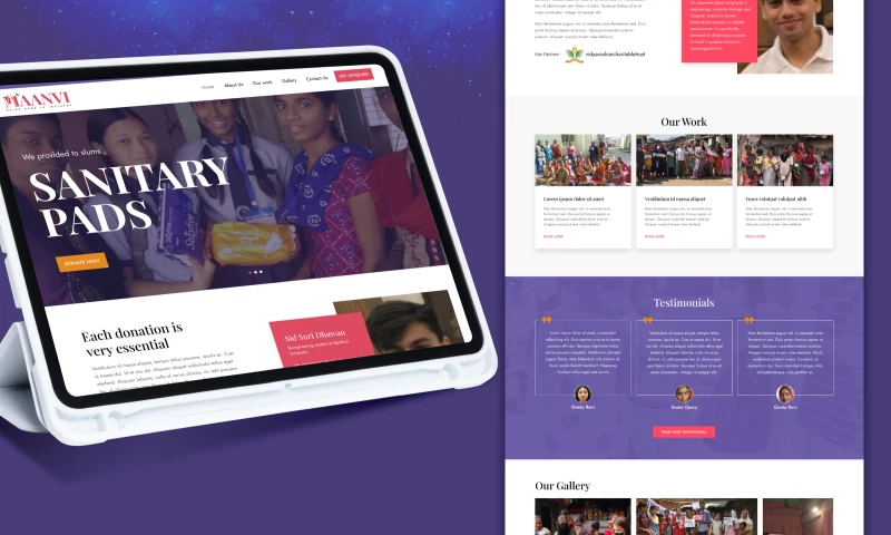 Aquarious Technology Private Limited - Maanvi - WordPress Website