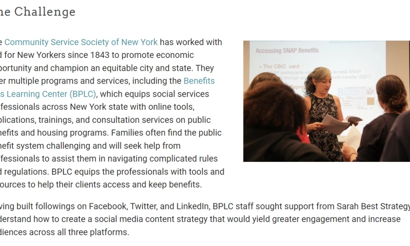 Case Study: Benefits Plus Learning Center (BPLC)