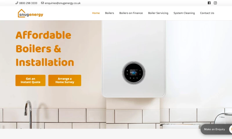 Ben Jacobs Web Design - Snug Energy