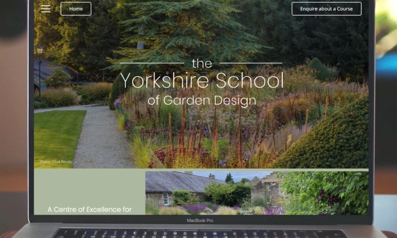 Ben Jacobs Web Design - The Yorkshire School of Garden Design