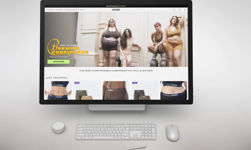 WOXER WOMEN'S BOXER SHOPIFY WEBSITE DEVELOPMENT