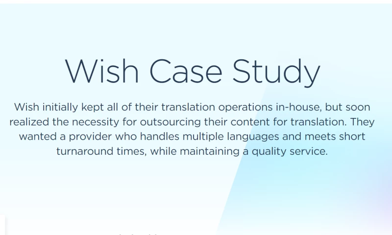 Wolfestone Group - Wish Case Study