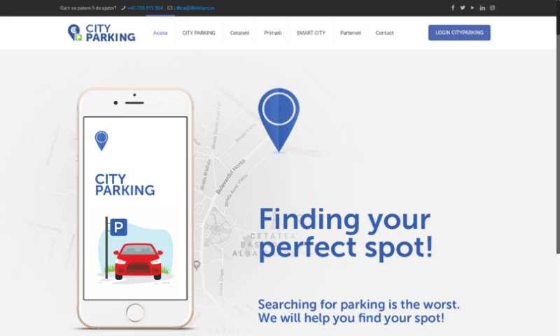 Life is Hard - CityParking - Smart Parking Solution for the City of Cluj-Napoca