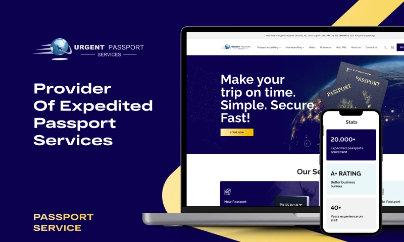 Paspartoo - Magento development for Urgent Passport Services
