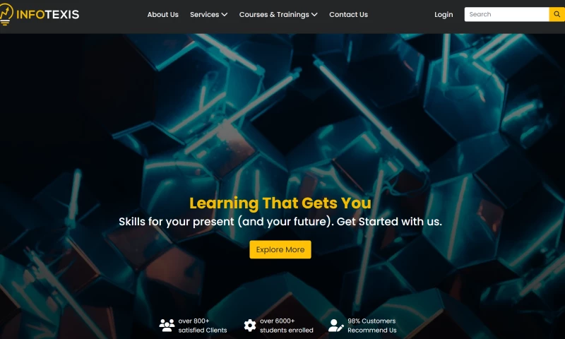 Sales Nimbus - Branding and Web Design for INFOTEXIS