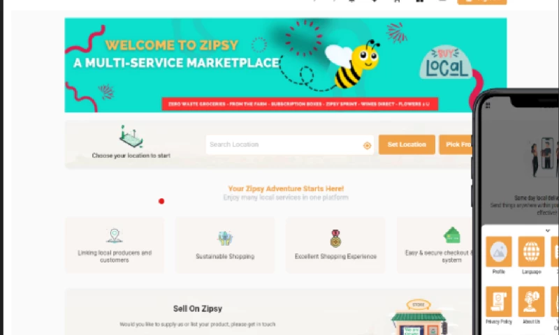 Sales Nimbus - Mobile App and Web Design for Zipsy