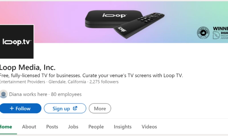 LinkedIn Lead Generation for Digital Signage Service