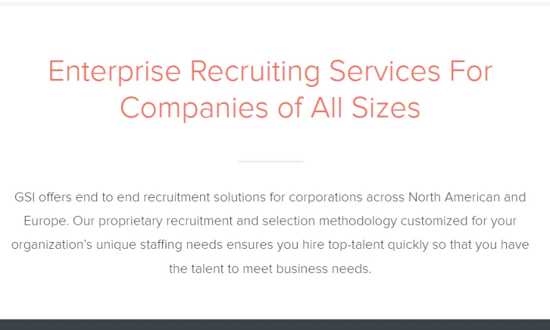 GSI - Enterprise Recruiting