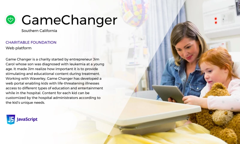 GAMECHANGER: WEB-BASED ELEARNING PLATFORM FOR CHARITY