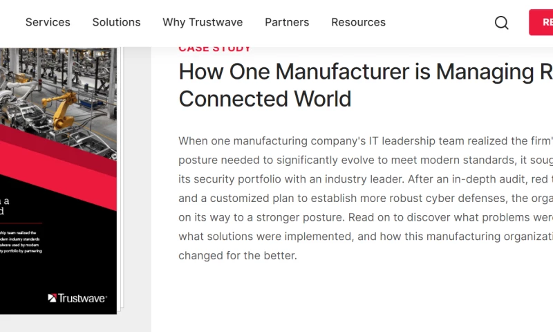 How One Manufacturer is Managing Risk in a Connected World