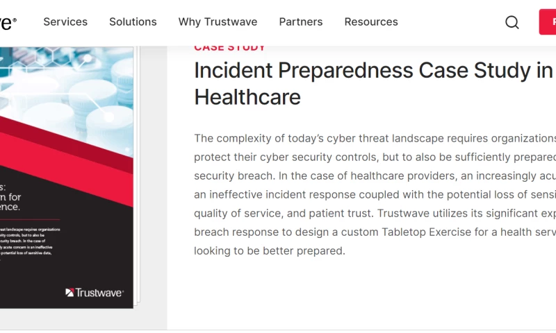 Incident Preparedness Case Study in Healthcare