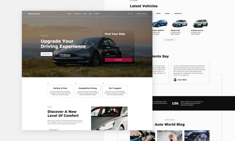 128.digital - Car Dealership 128