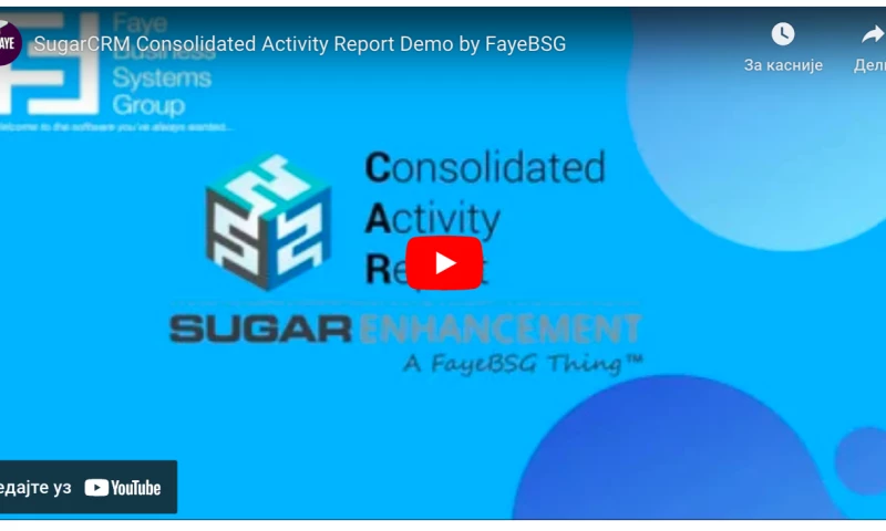 Sugar Consolidated Reports