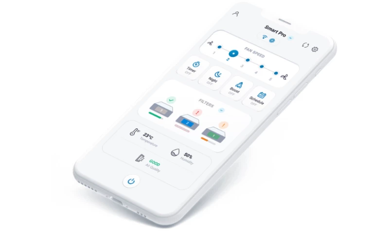 Seamless UХ for a Smart Air Disinfectors Device Display and an IoT Remote Control App