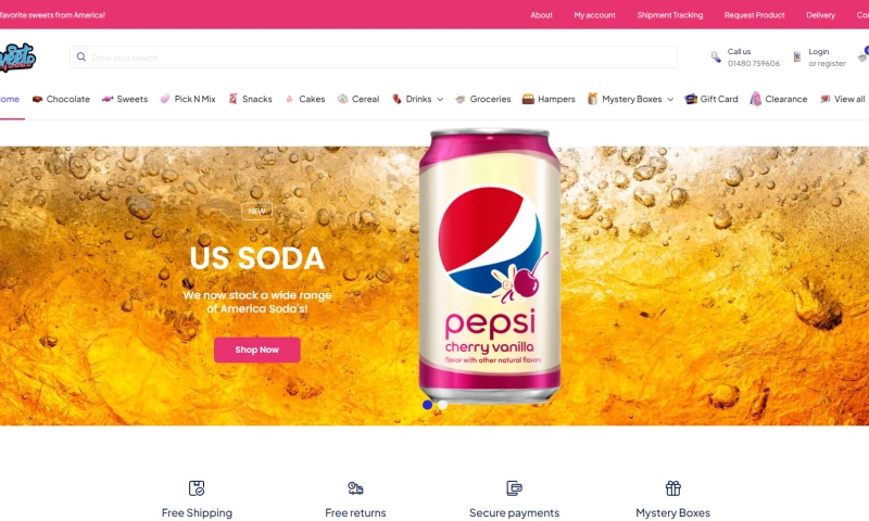 Creation Web - Sweet Taste of America