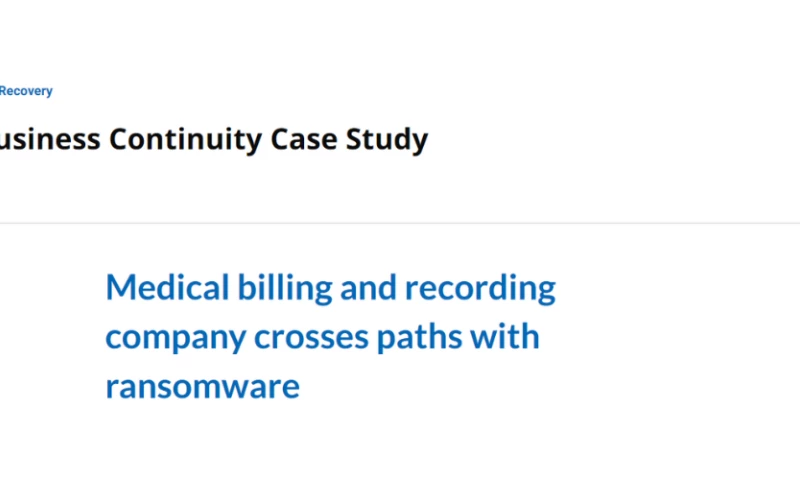 Medical billing and recording company crosses paths with ransomware