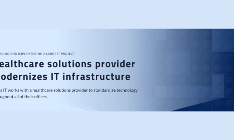 Miles IT - Healthcare solutions provider modernizes IT infrastructure