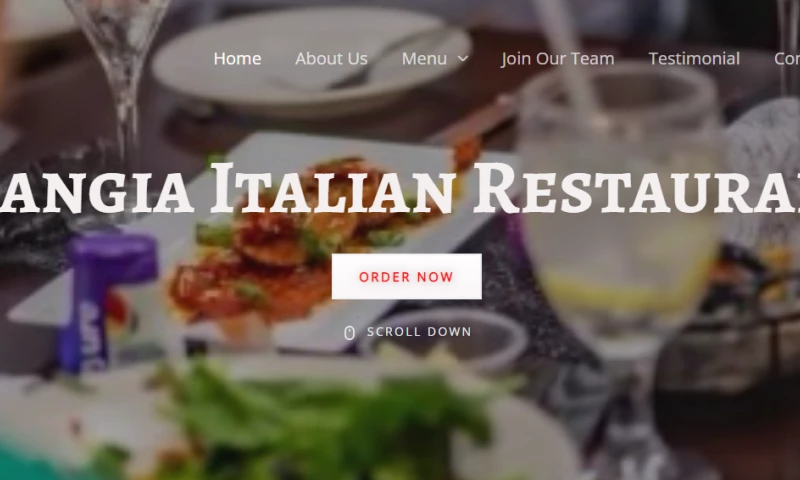 3 Paths Marketing - Restaurant Website