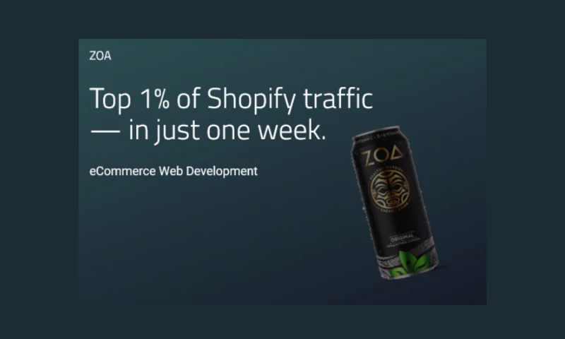 Amsive - Top 1% of Shopify traffic in just one week.