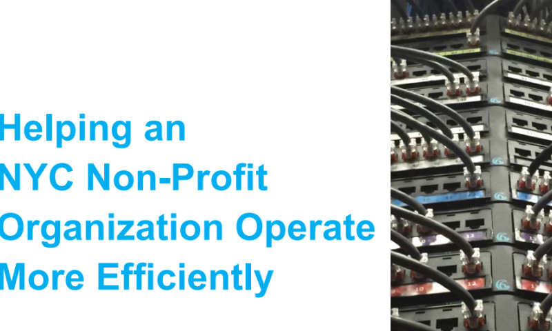 CRA - Helping an NYC Non-Profi t Organization Operate More Effi ciently