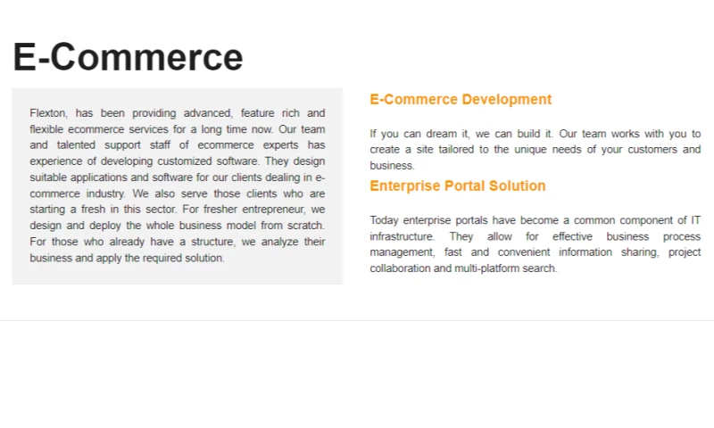 Flexton - E-Commerce