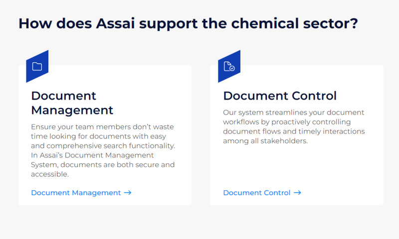 Assai - Chemicals