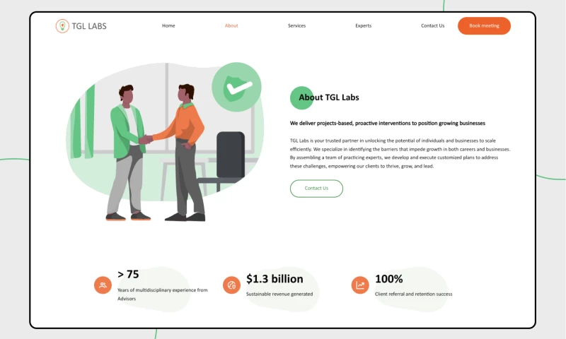 Nice Digital Studio - Website for Startups coaching company