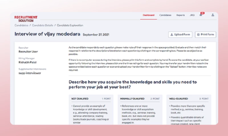 Recruitment Management Software