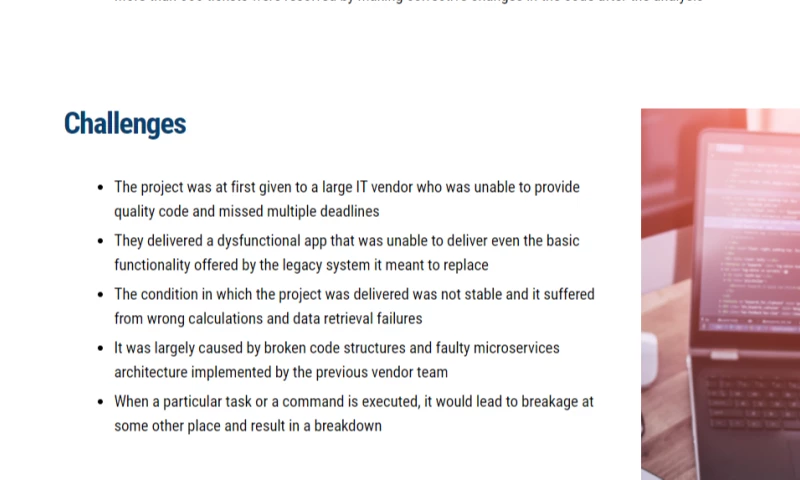 Ensuring timely App launch to support a critical Housing Loan Program