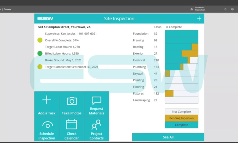 CONSTRUCTION SITE INSPECTION APP