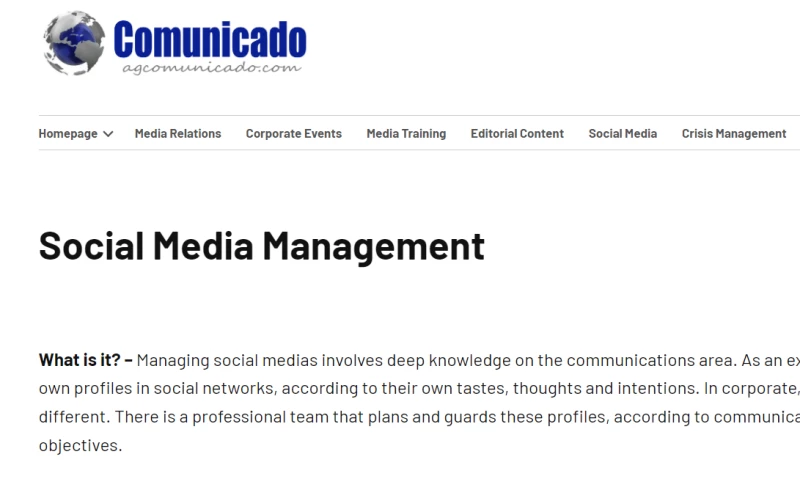 Social Media Management