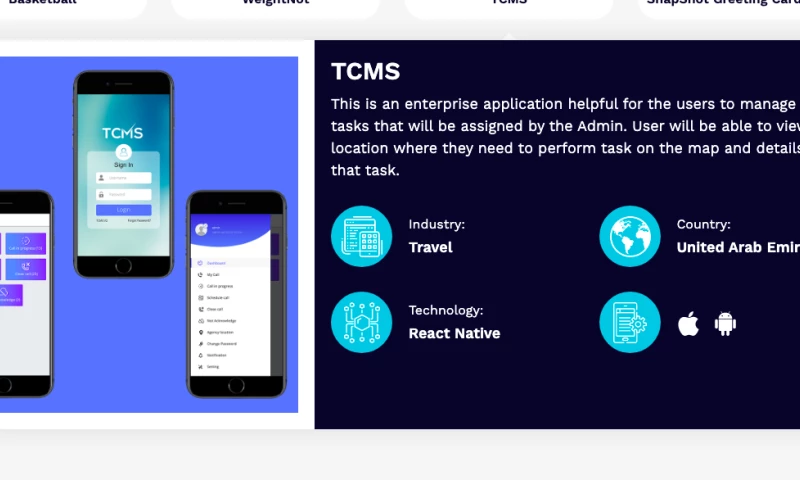 InheritX Solutions - TCMS